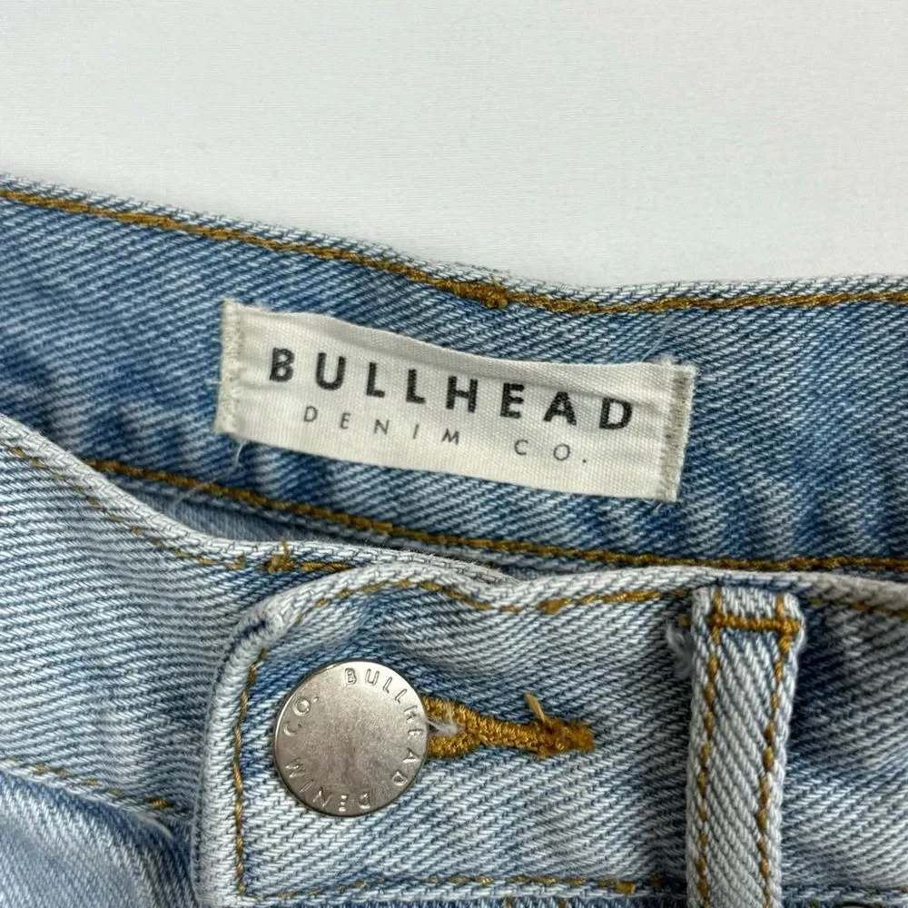 Bullhead Denim Co.‎ Button Light Denim Short Shorts